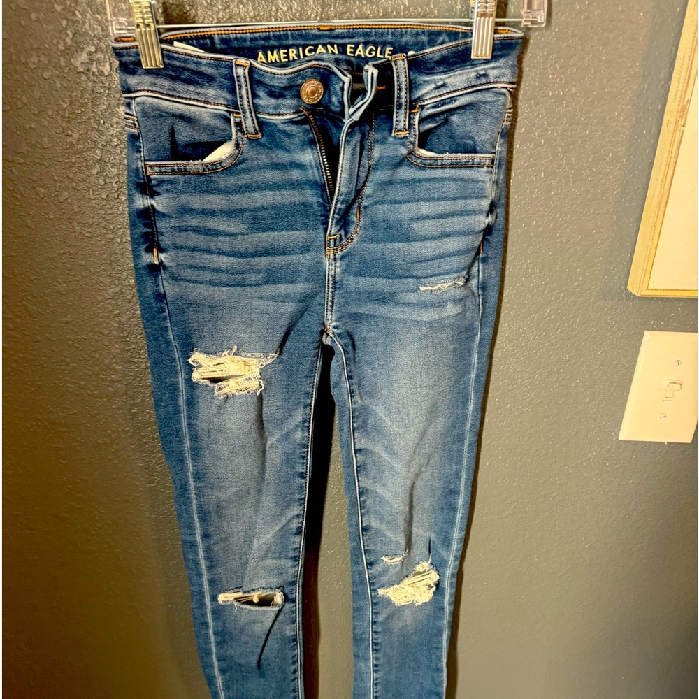 American Eagle 🦅 Denim Jeans size 0 Regular
